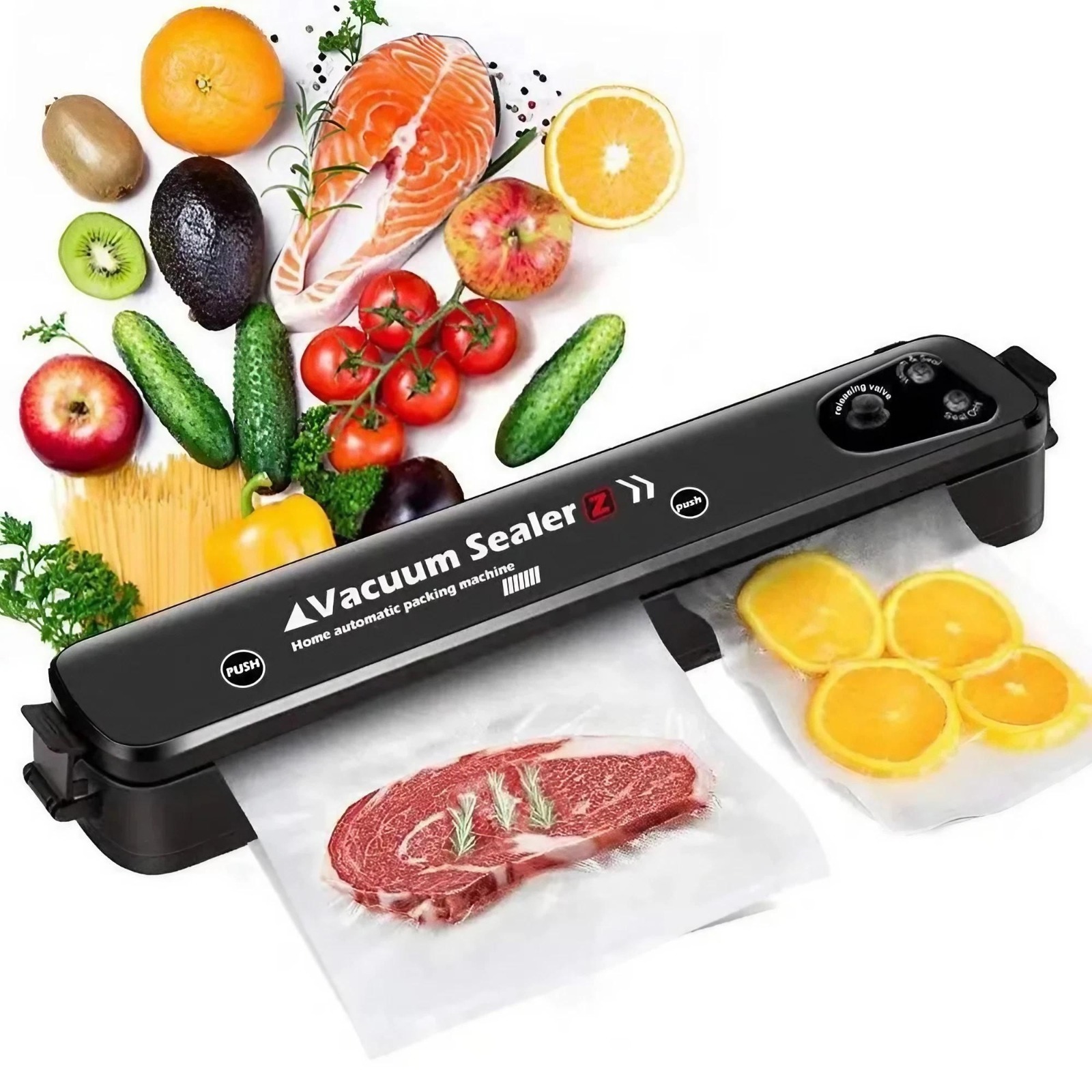 Meal Prep Vacuum Seal - Automatic Vacuum Sealer Machine Portable Food