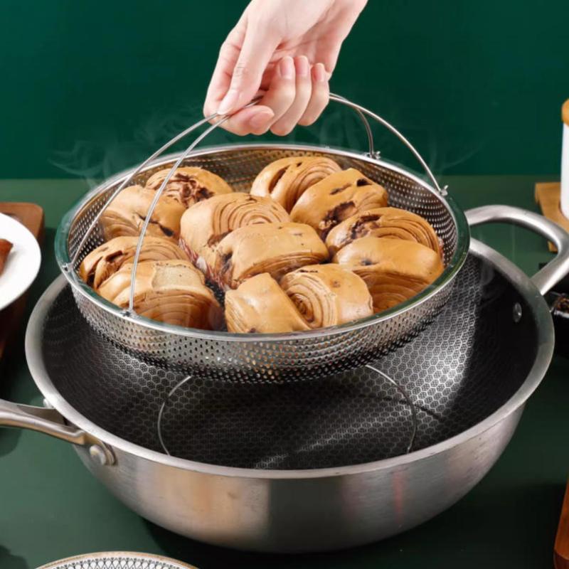 Meal Prep Seafood - Stainless Steel Pressure Cooker Steamer Basket
