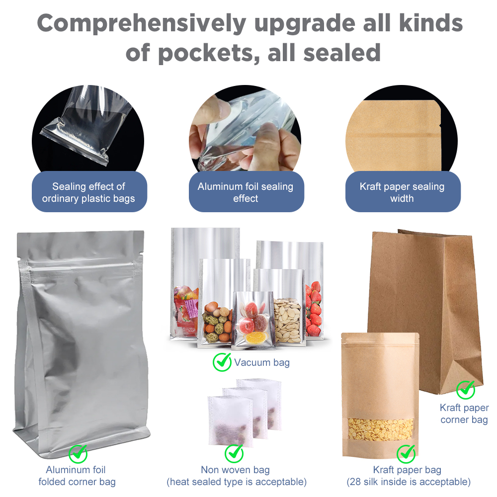 Impulse Sealer Machine Kitchen - Meal Prep Vacuum Seal ulasan dan harga