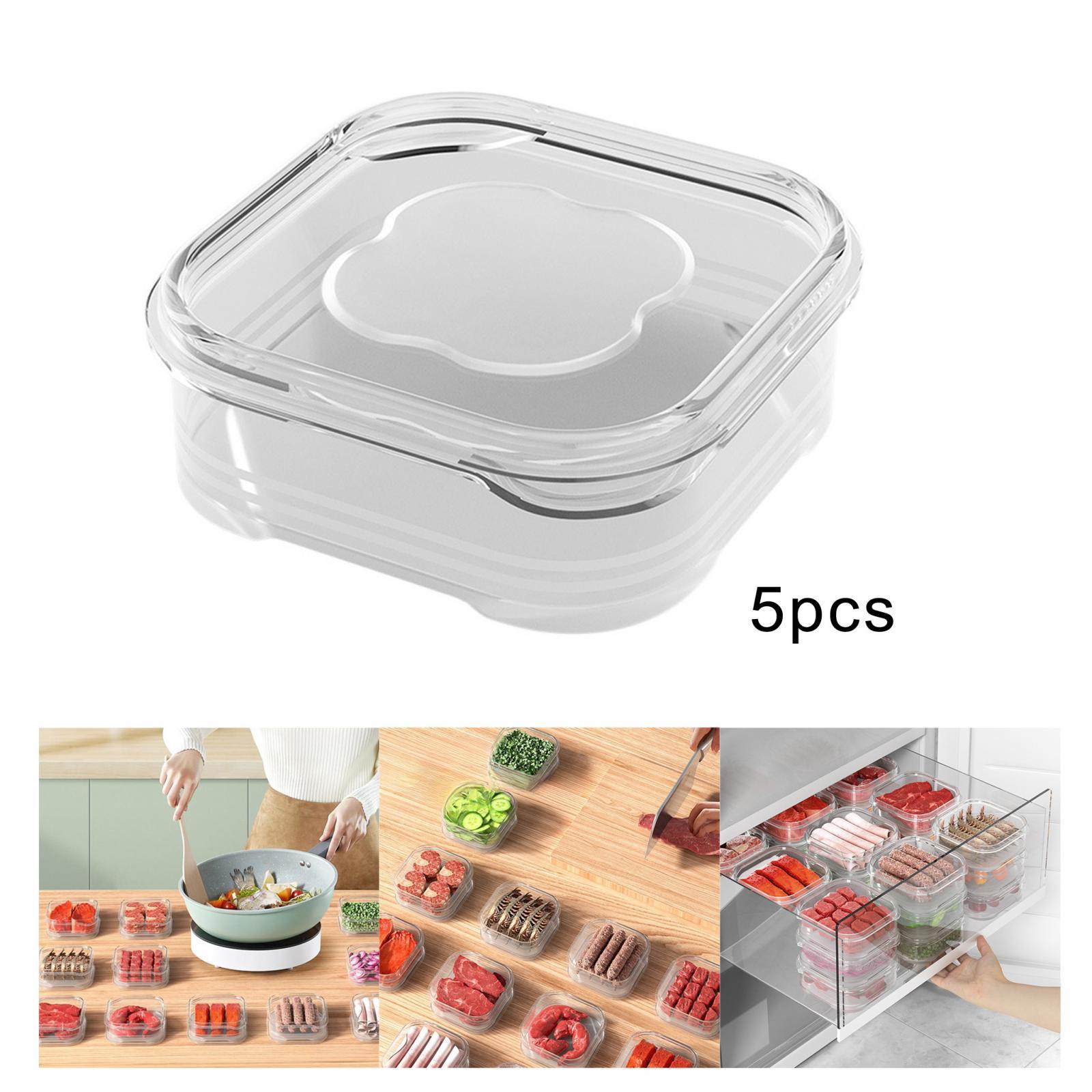 5x Food Containers for Refrige - Meal Prep Seafood ulasan dan harga