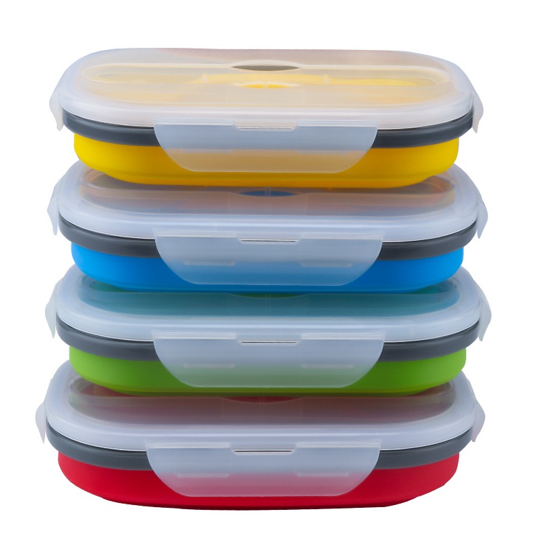 Collapsible Silicone Food Stor - Meal Prep Box ulasan dan harga