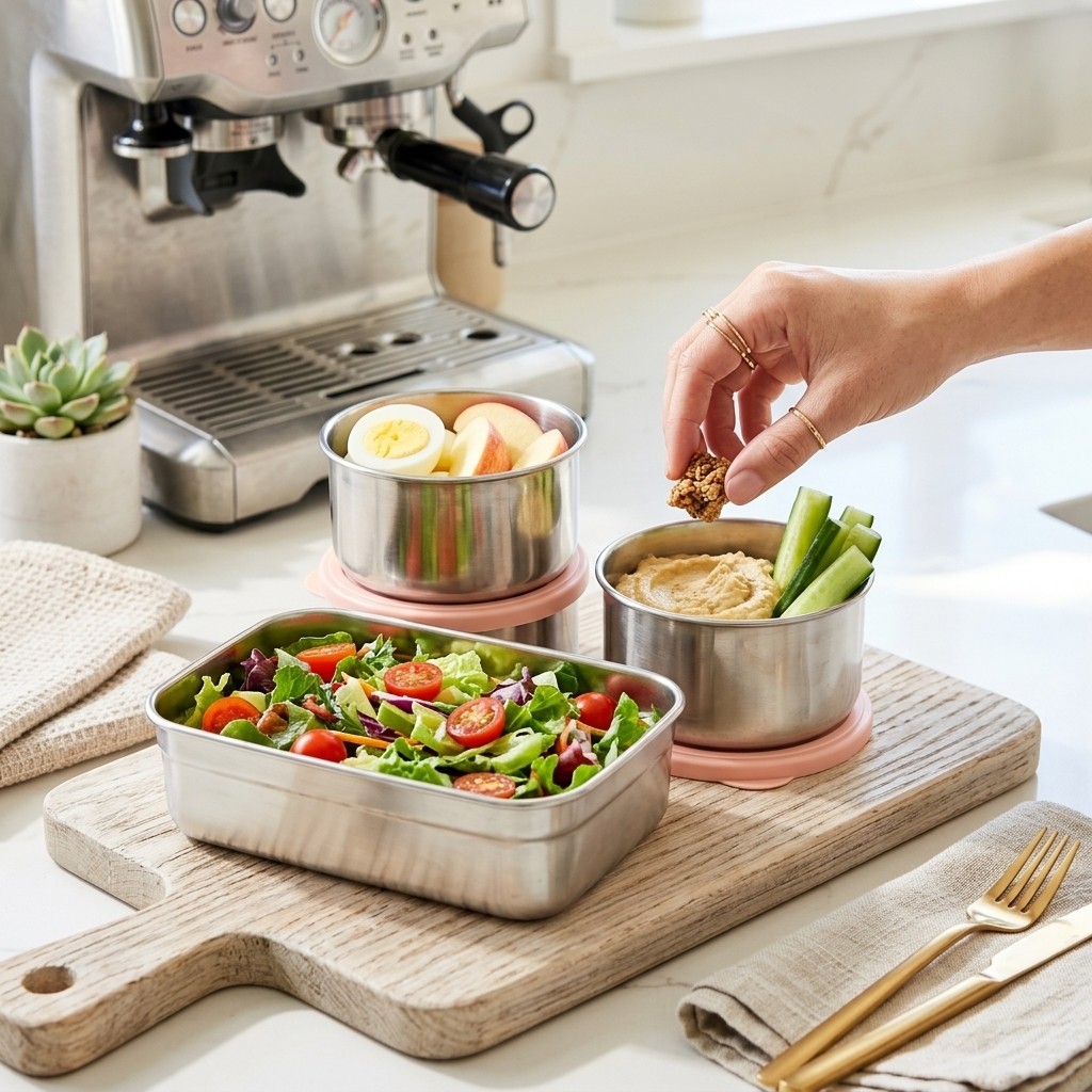 Microwave Safe 304 Stainless S - Meal Prep Box ulasan dan harga