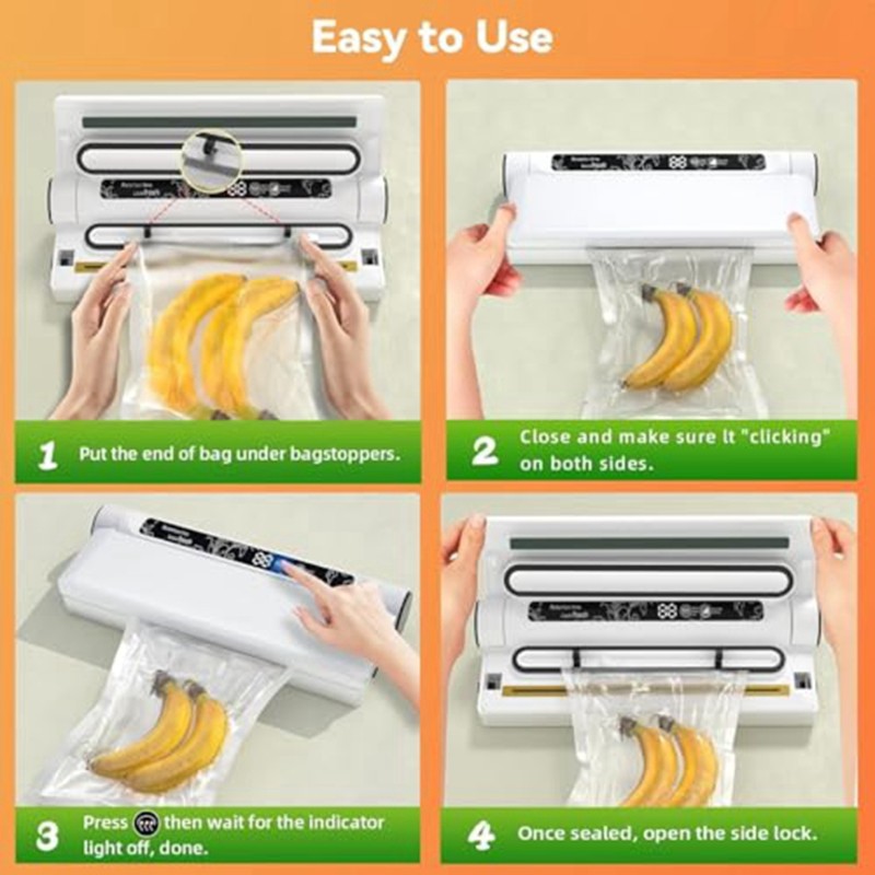 M10K Food Vacuum Sealer Machin - Meal Prep Vacuum Seal ulasan dan harga
