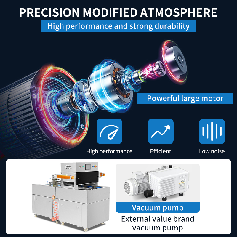 Fully Automatic Vacuum MAP Pac - Meal Prep Seafood ulasan dan harga