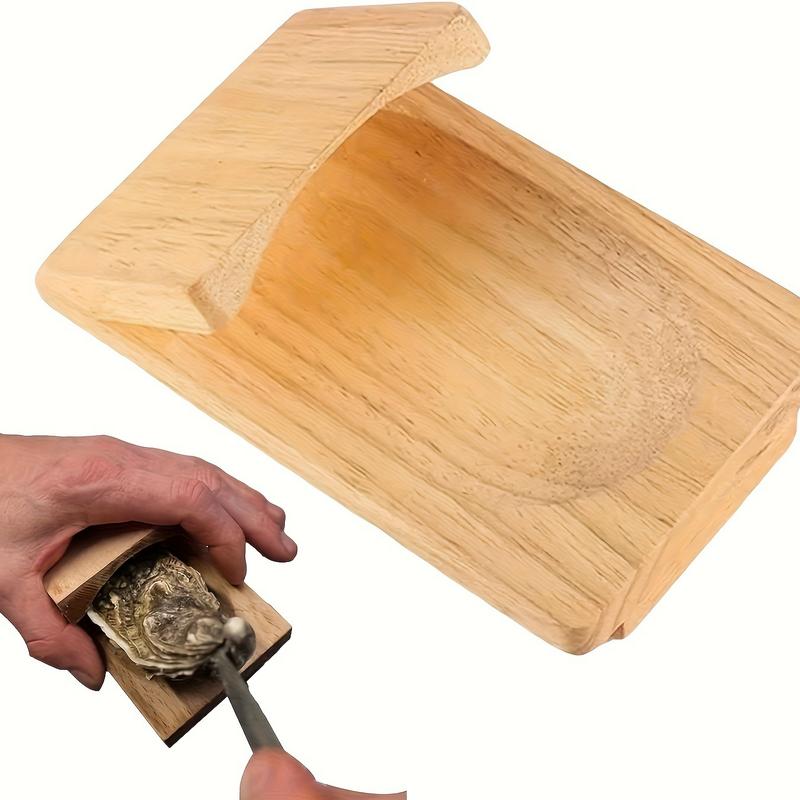 1Pc Premium Wooden Oyster Shuc - Meal Prep Seafood ulasan dan harga