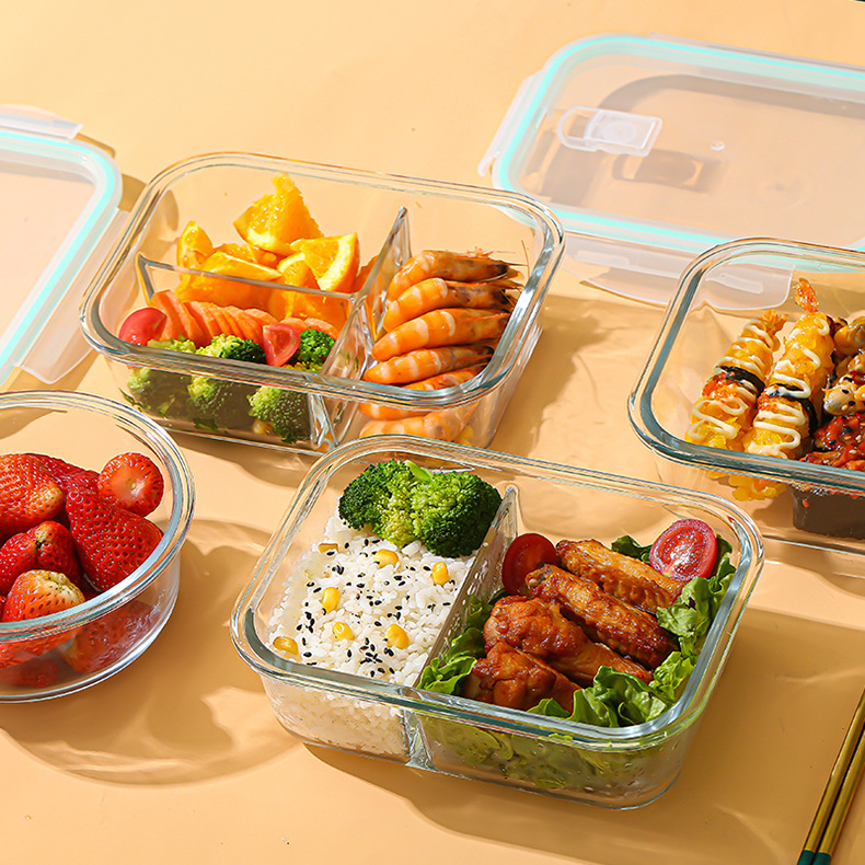Glass Fresh-Keeping Box high B - Meal Prep Box ulasan dan harga