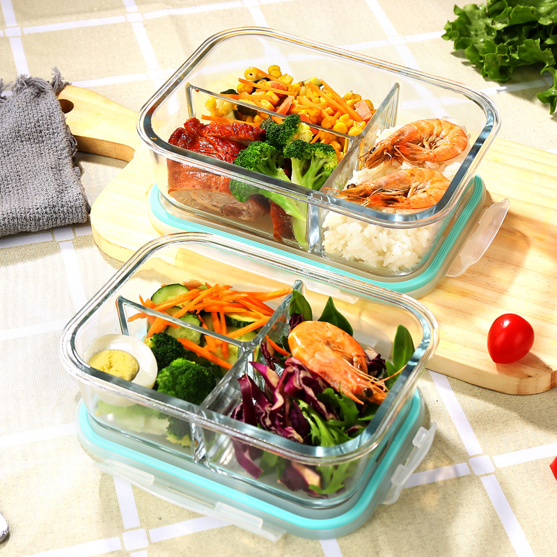 Glass Fresh-Keeping Box high B - Meal Prep Box ulasan dan harga