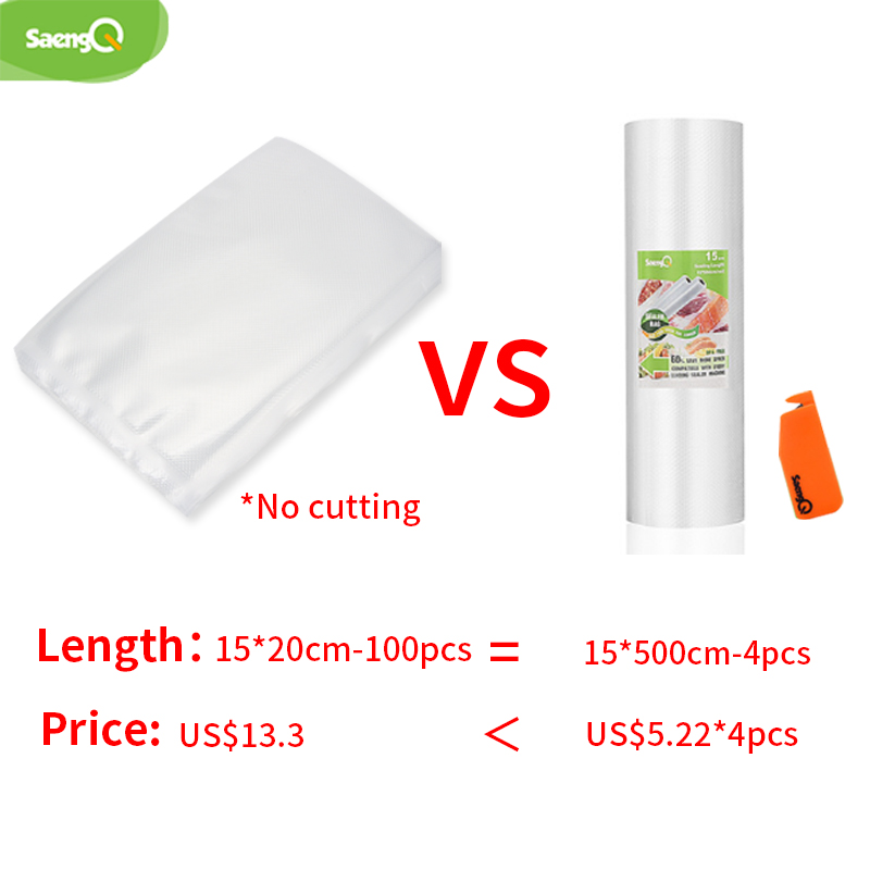 saengQ Kitchen Vacuum Bags for - Meal Prep Vacuum Seal ulasan dan harga