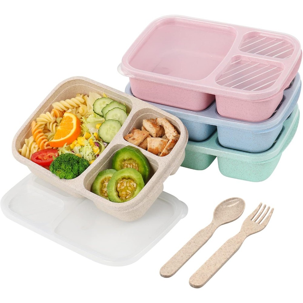 1 Bento Box Lunch Box for Kids - Meal Prep Box ulasan dan harga