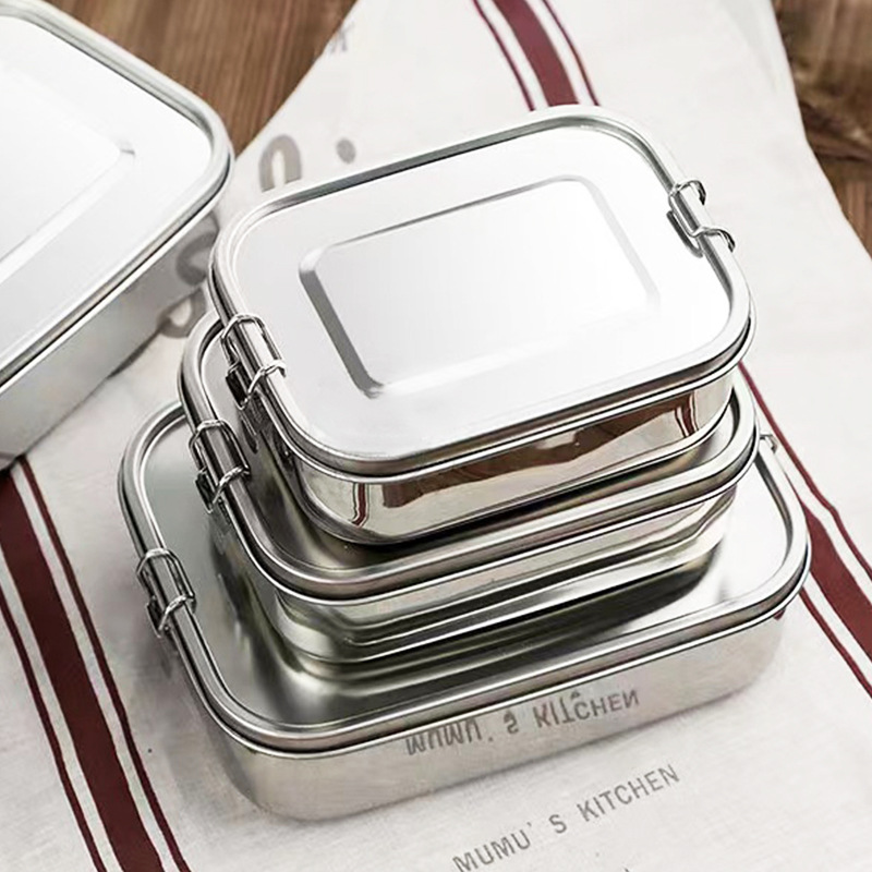 304 Stainless Steel Square Lun - Meal Prep Box ulasan dan harga