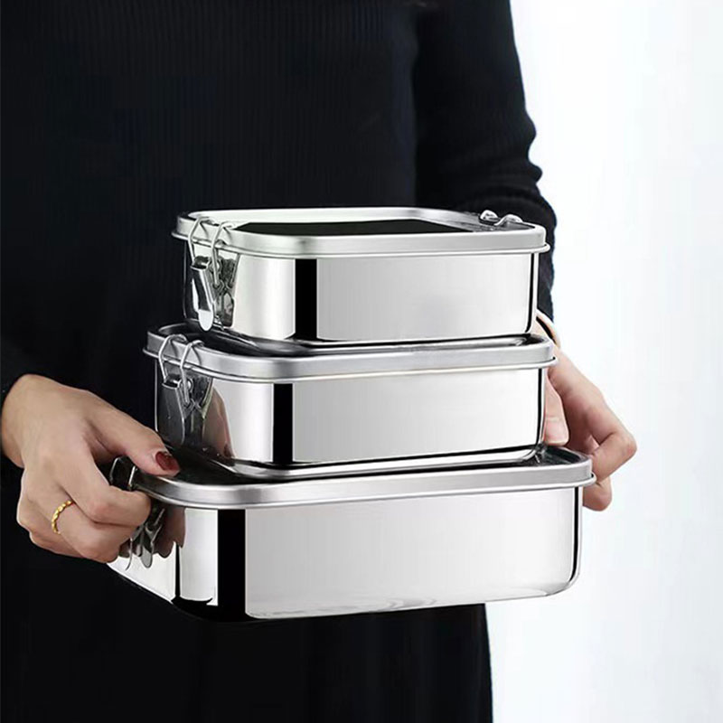 304 Stainless Steel Square Lun - Meal Prep Box ulasan dan harga
