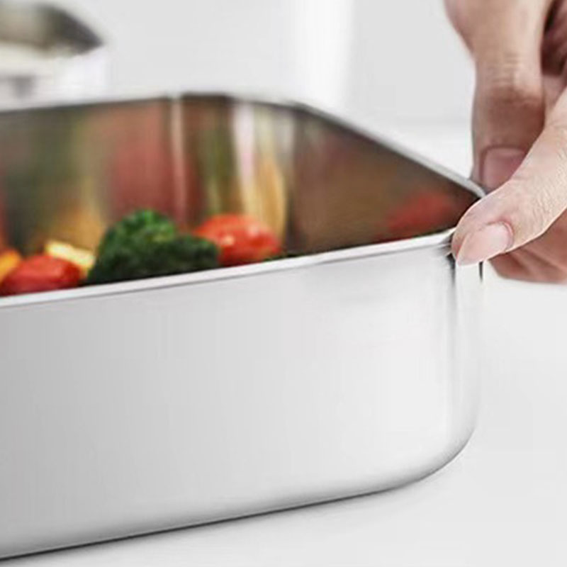 304 Stainless Steel Square Lun - Meal Prep Box ulasan dan harga