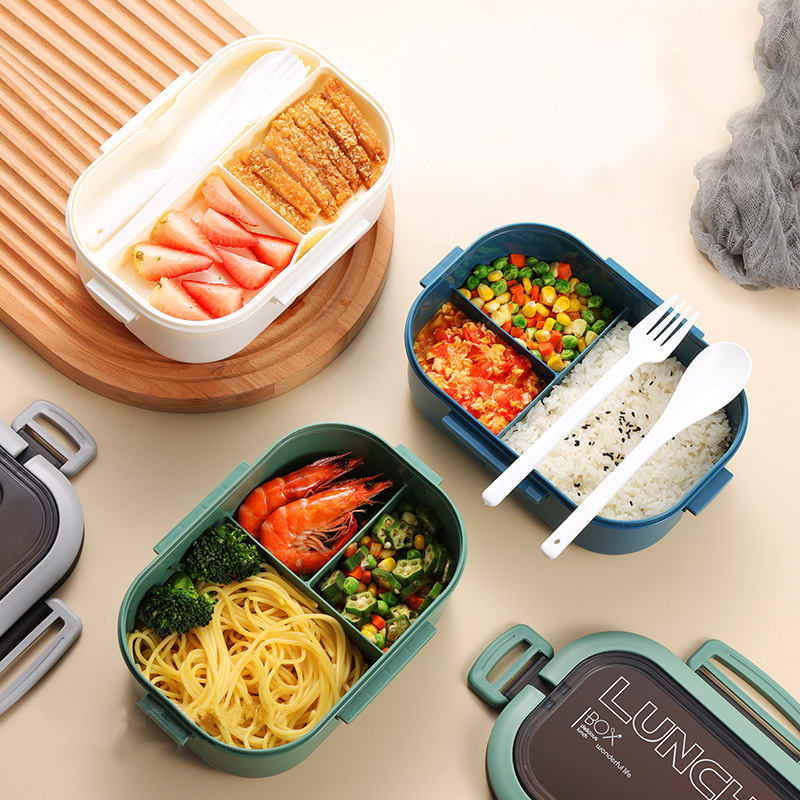 Single Double-layer Lunch Box  - Meal Prep Box ulasan dan harga