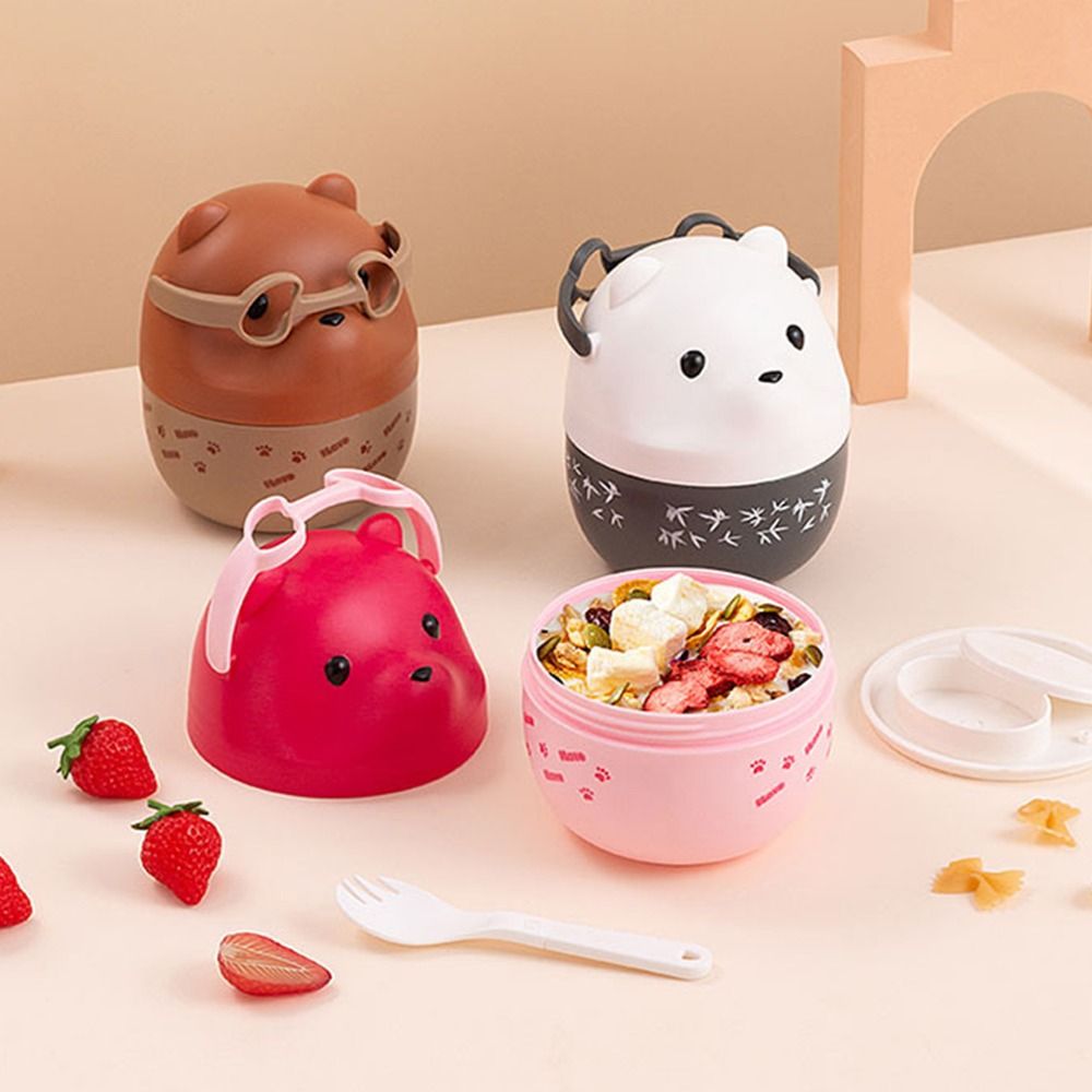 1Pcs New Eyeglass Bear Thermal - Meal Prep Box ulasan dan harga