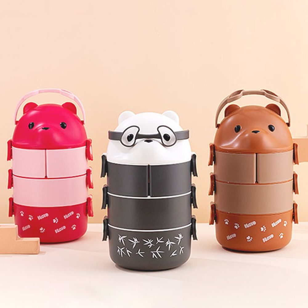 1Pcs New Eyeglass Bear Thermal - Meal Prep Box ulasan dan harga