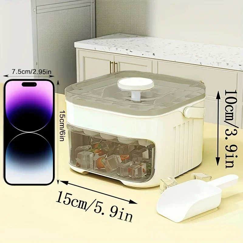 Cube Ice Maker with Easy Press - Meal Prep Box ulasan dan harga
